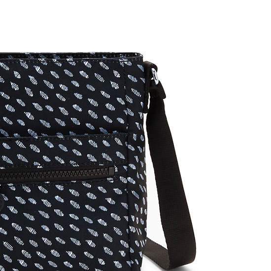 Kipling New Angie Printed Crossbody Taske Sort | DK 1201LI